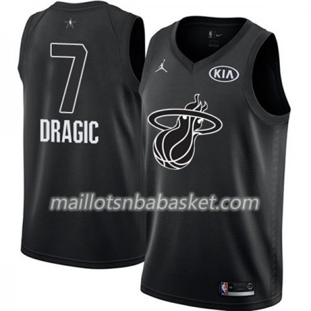 Maillot Homme Miami Heat Goran Dragic 7 2018 All Star Jordan Brand Noir Swingman